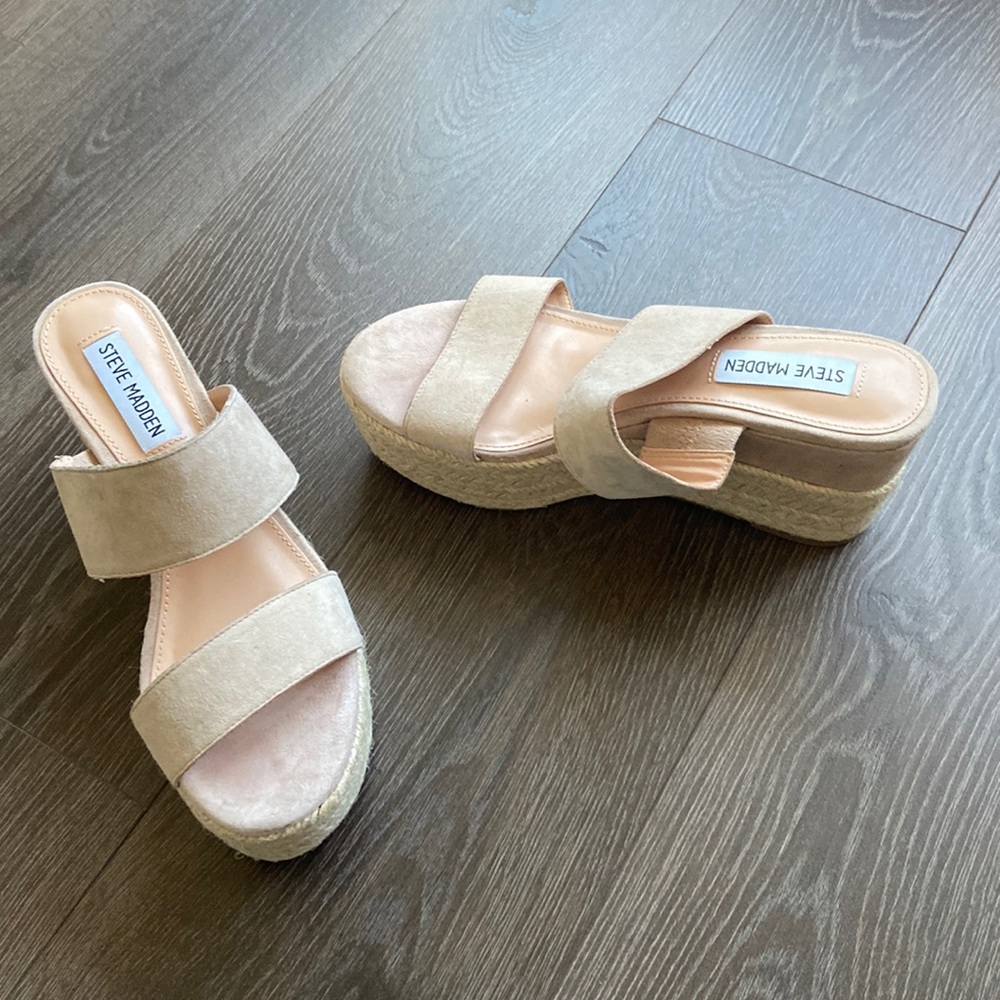 Steve Madden wedge sandals